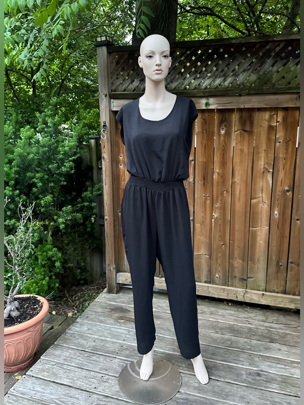 Simple Black Jumpsuit